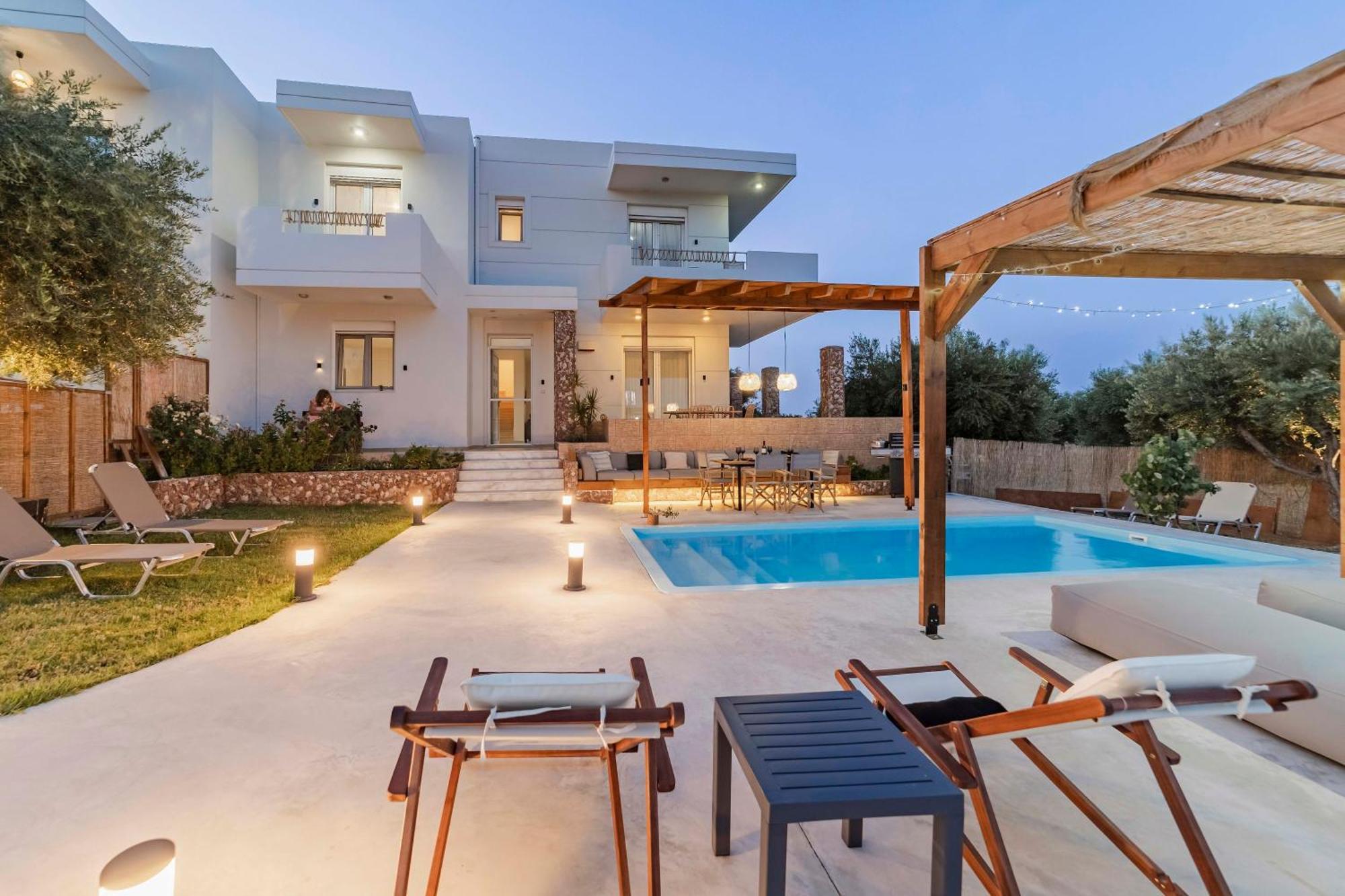 Villa Tranquility Psinthos Exteriör bild