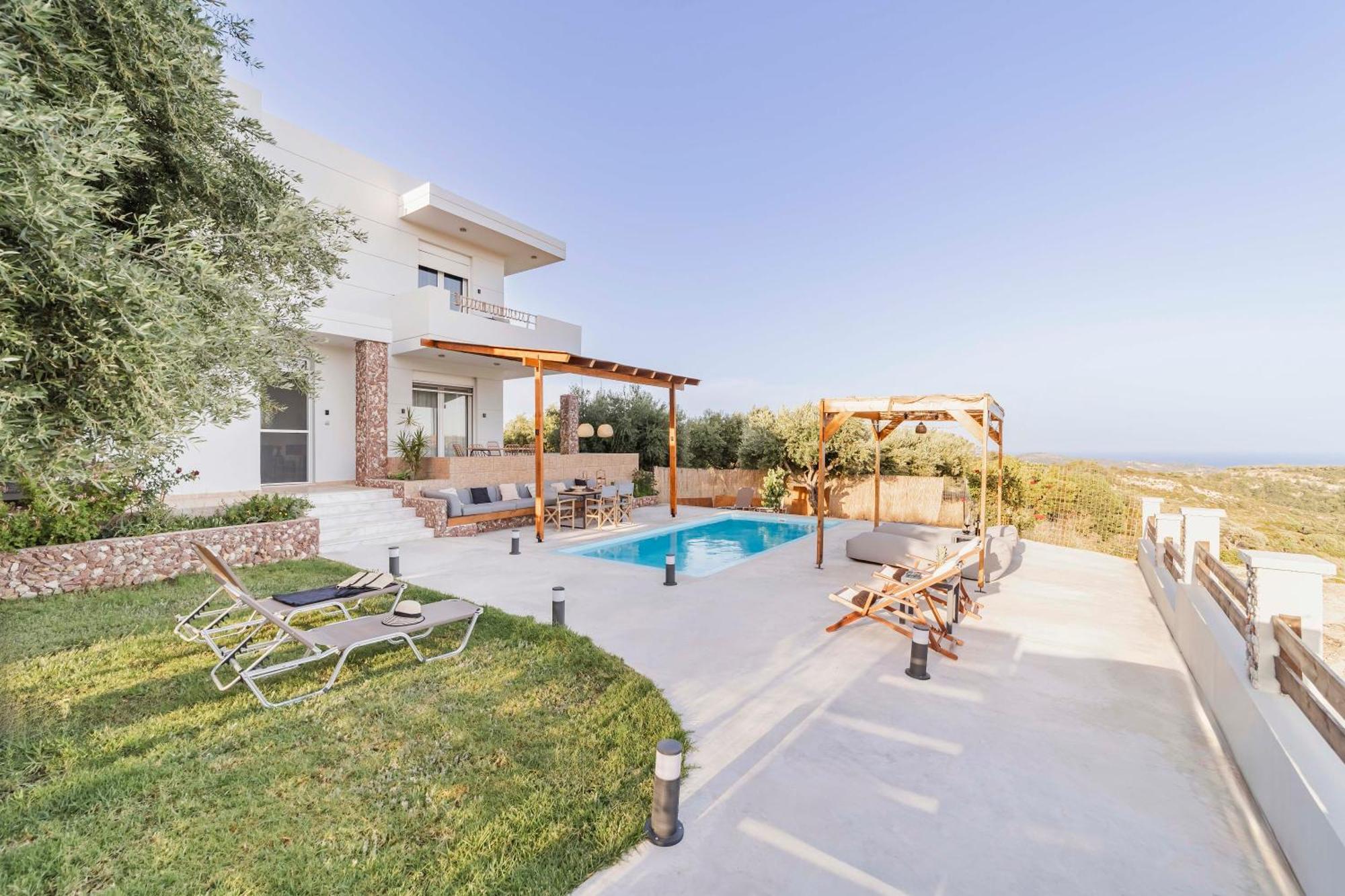 Villa Tranquility Psinthos Exteriör bild
