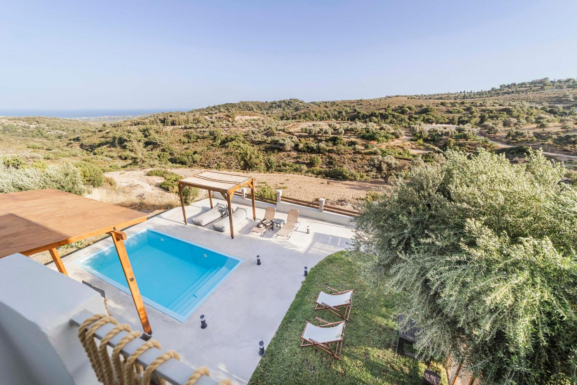 Villa Tranquility Psinthos Exteriör bild