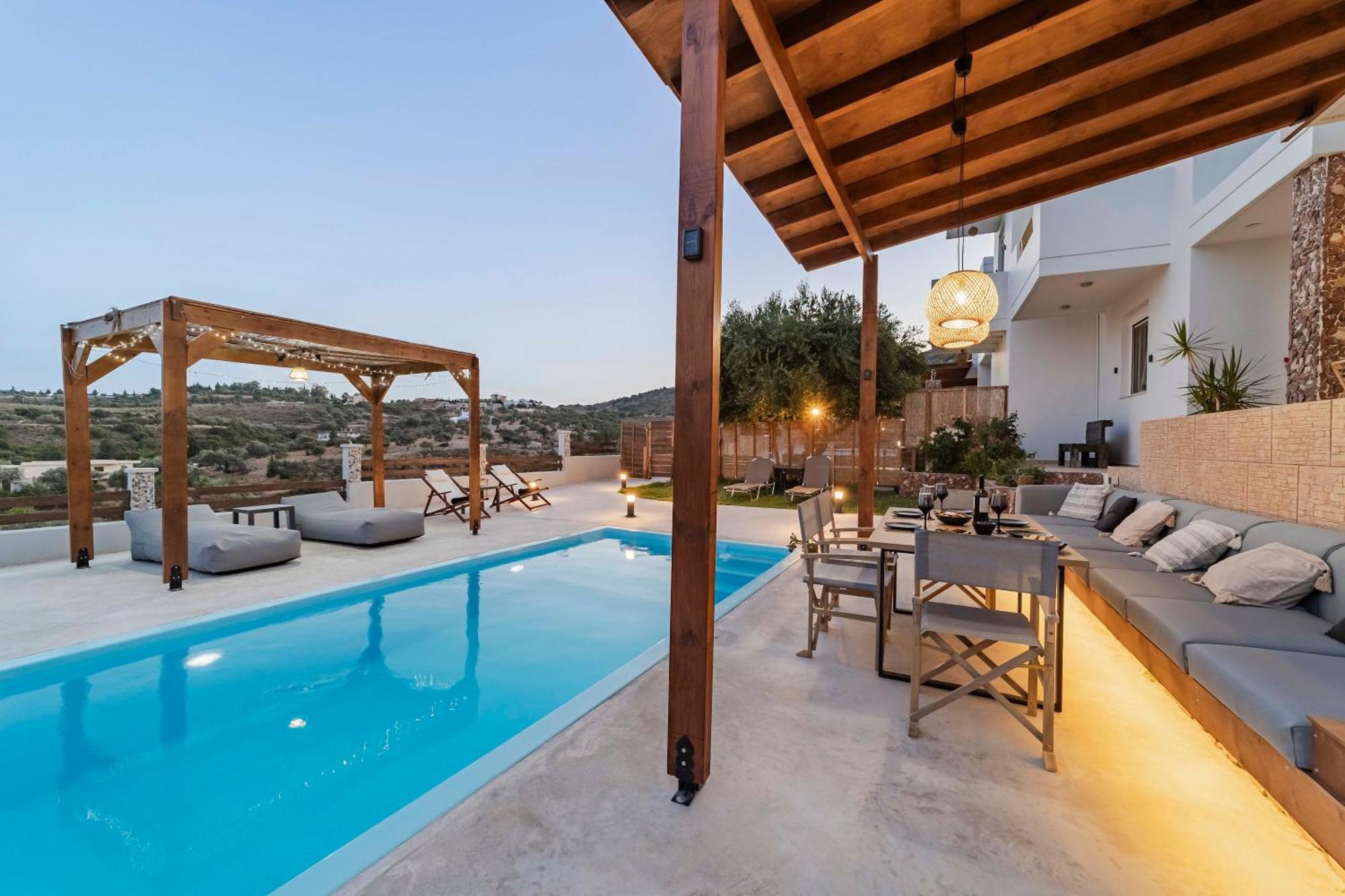 Villa Tranquility Psinthos Exteriör bild