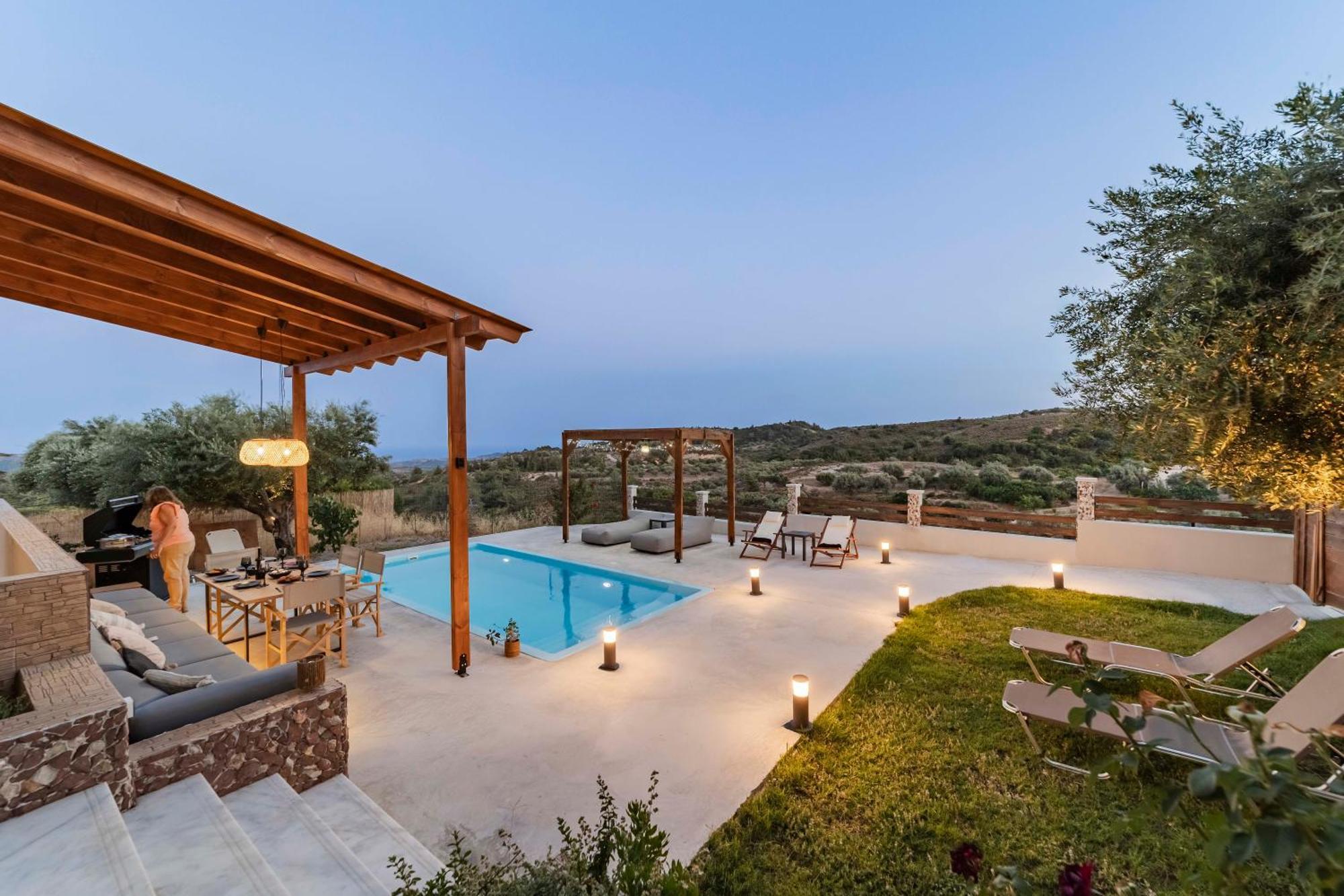 Villa Tranquility Psinthos Exteriör bild